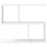 Wall Shelf White 60 x 12 x 50.5 cm Engineered Wood - Top-Down View