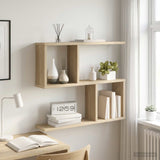 Wall Shelf Sonoma Oak 60 x 12 x 50.5 cm Engineered Wood