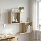 Wall Shelf Sonoma Oak 60 x 12 x 50.5 cm Engineered Wood