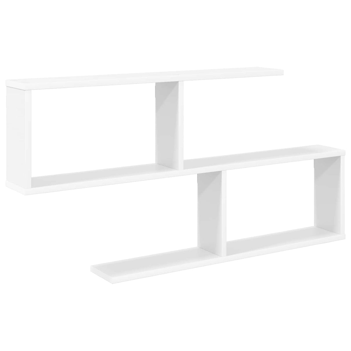 Wall Shelf White 100 x 12 x 50.5 cm Engineered Wood
