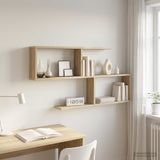 Wall Shelf Sonoma Oak 100 x 12 x 50.5 cm Engineered Wood