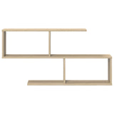 Wall Shelf Sonoma Oak 100 x 12 x 50.5 cm Engineered Wood - Side View