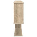 Wall Shelf Sonoma Oak 100 x 12 x 50.5 cm Engineered Wood - Top-Down View