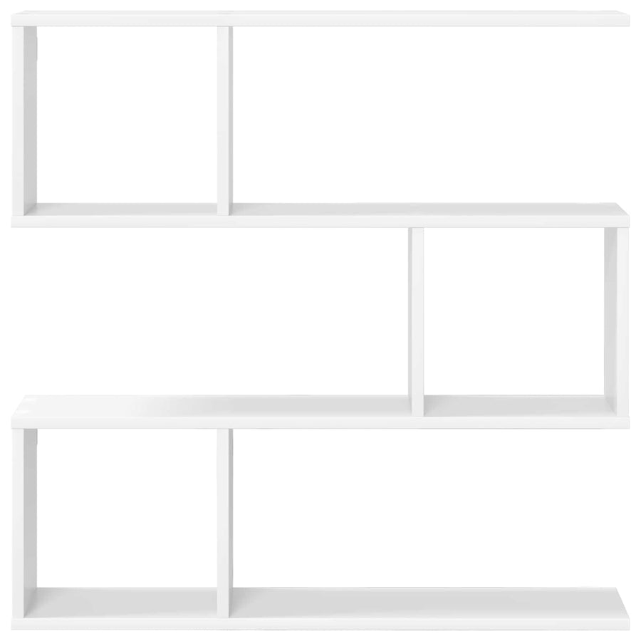 Wall Shelf White 80 x 12 x 79.5 cm Engineered Wood