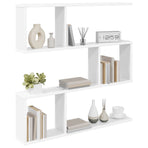 Wall Shelf White 80 x 12 x 79.5 cm Engineered Wood
