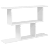 Wall Shelf White 80 x 15 x 50.5 cm Engineered Wood - Rear View