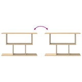 Wall Shelf Sonoma Oak 80 x 15 x 50.5 cm Engineered Wood - Close-Up Angle