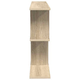 Wall Shelf Sonoma Oak 80 x 15 x 50.5 cm Engineered Wood - Top-Down View