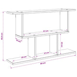 Wall Shelf Sonoma Oak 80 x 15 x 50.5 cm Engineered Wood - Low Angle