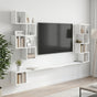 Wall-Mounted TV Shelf White 180 x 15 x 94 cm Engineered Wood