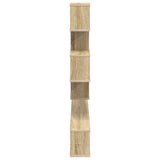 Wall-Mounted TV Shelf Sonoma Oak 180 x 15 x 94 cm - 45-Degree Angle