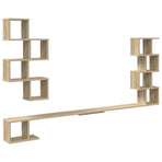 Wall-Mounted TV Shelf Sonoma Oak 200 x 15 x 94 cm