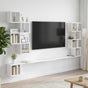 Wall-Mounted TV Shelf White 160 x 15 x 94 cm Engineered Wood