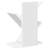 Tree Bookshelf 3-Tier 30 x 18 x 40 cm Engineered Wood White