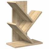 Tree Bookshelf 3-Tier 30 x 18 x 40 cm Engineered Wood
