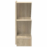 Tree Bookshelf 3-Tier 30 x 18 x 48 cm Engineered Wood - Top-Down View