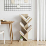 Tree Bookshelf 4-Tier 30 x 18 x 60 cm Engineered Wood