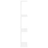 Wall Shelf White 25 x 15 x 100 cm Engineered Wood - 45-Degree Angle