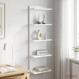 Wall Shelf White 30 x 15 x 100 cm Engineered Wood