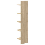 Wall Shelf Sonoma Oak 22 x 15 x 100 cm Engineered Wood