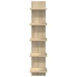 Wall Shelf Sonoma Oak 22 x 15 x 100 cm Engineered Wood