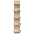 Wall Shelf Sonoma Oak 22 x 15 x 100 cm Engineered Wood