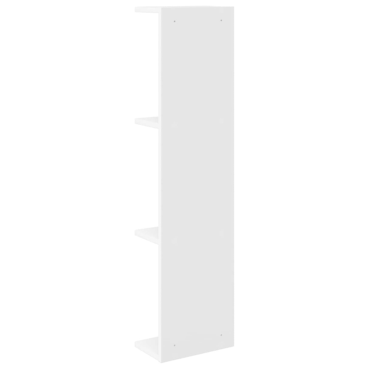 Wall Shelf 2 pcs White 22 x 15 x 100 cm Engineered Wood