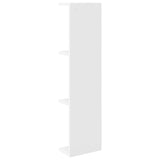 Wall Shelf 2 pcs White 22 x 15 x 100 cm Engineered Wood