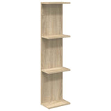 Wall Shelf Sonoma Oak 22 x 15 x 100 cm Engineered Wood