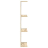 Wall Shelf Sonoma Oak 22 x 15 x 100 cm Engineered Wood - Top-Down View