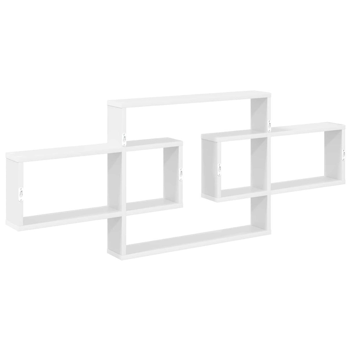 Wall Shelf White 130 x 10 x 50 cm Engineered Wood