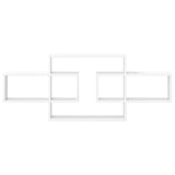 Wall Shelf White 130 x 10 x 50 cm Engineered Wood