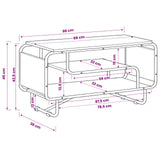TV Stand 98 x 36 x 45 cm Sonoma Oak Engineered Wood