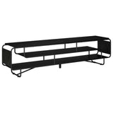 TV Stand 180 x 36 x 45 cm Black Oak Engineered Wood