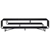 TV Stand 180 x 36 x 45 cm Black Oak Engineered Wood