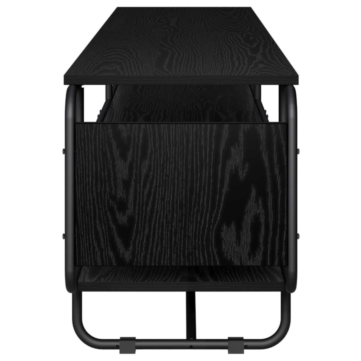 TV Stand 180 x 36 x 45 cm Black Oak Engineered Wood