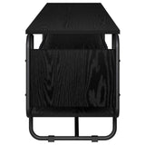 TV Stand 180 x 36 x 45 cm Black Oak Engineered Wood