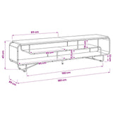 TV Stand 180 x 36 x 45 cm Sonoma Oak Engineered Wood