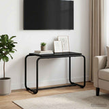 TV Stand 60 x 35.5 x 42 cm Black Oak Engineered Wood