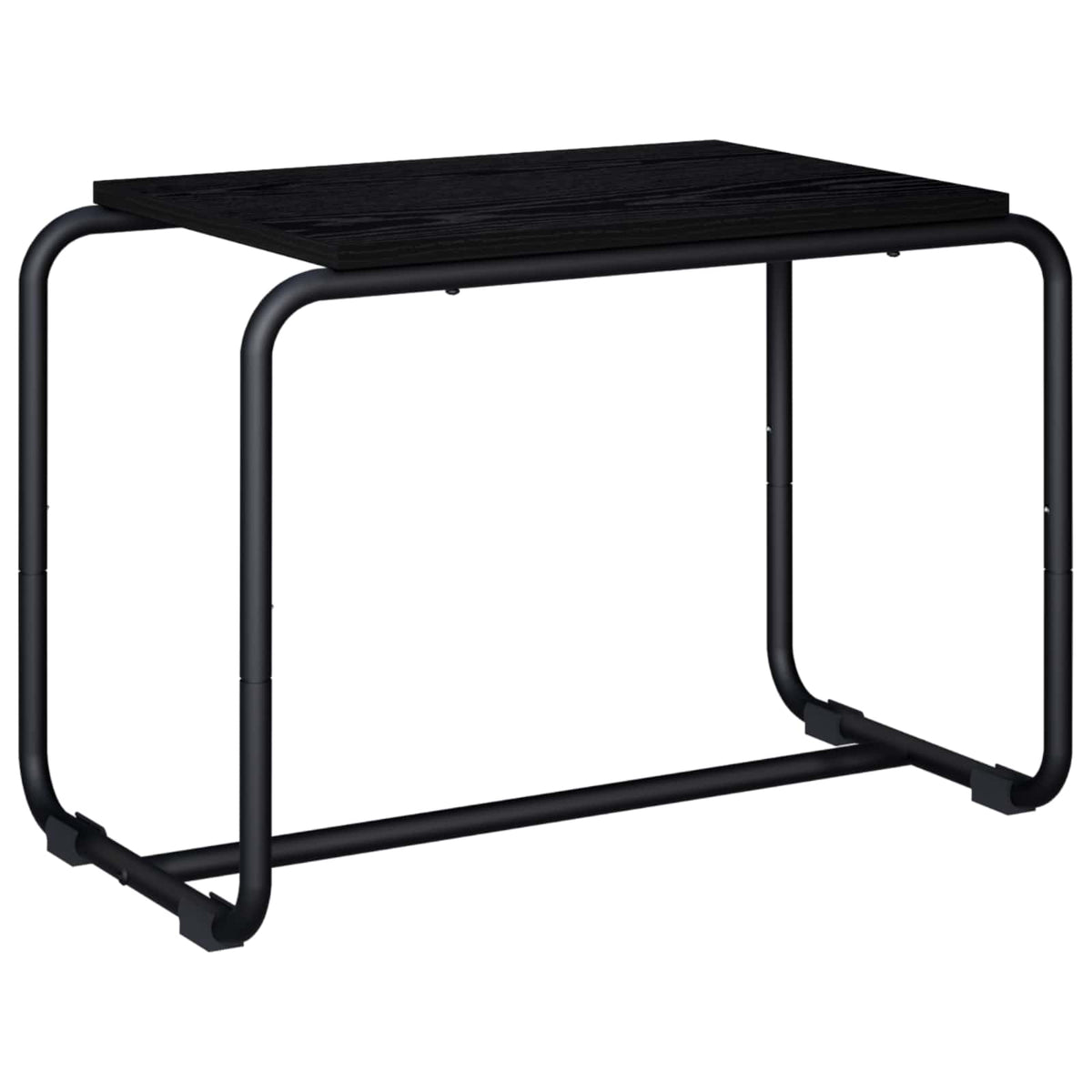 TV Stand 60 x 35.5 x 42 cm Black Oak Engineered Wood