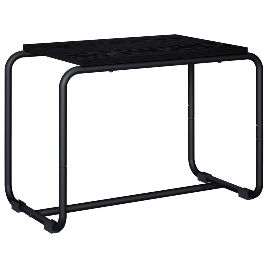 TV Stand 60 x 35.5 x 42 cm Black Oak Engineered Wood