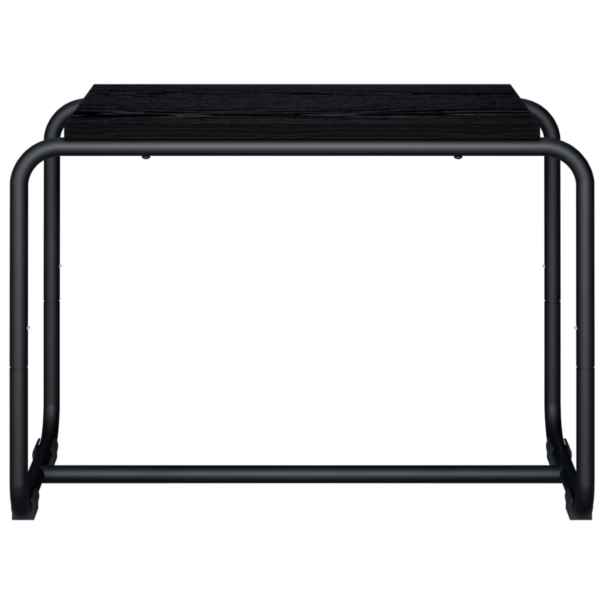 TV Stand 60 x 35.5 x 42 cm Black Oak Engineered Wood
