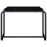 TV Stand 60 x 35.5 x 42 cm Black Oak Engineered Wood - Side View