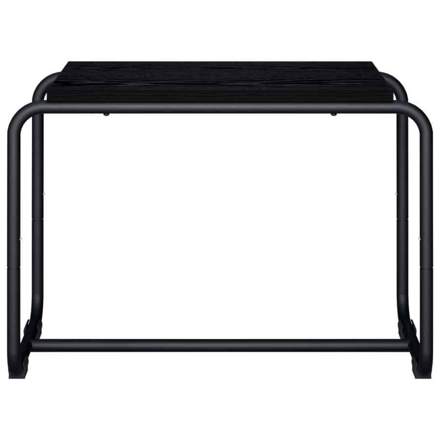 TV Stand 60 x 35.5 x 42 cm Black Oak Engineered Wood