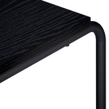 TV Stand 80 x 35.5 x 42 cm Black Oak Engineered Wood