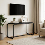 TV Stand 80 x 35.5 x 42 cm Black Oak Engineered Wood