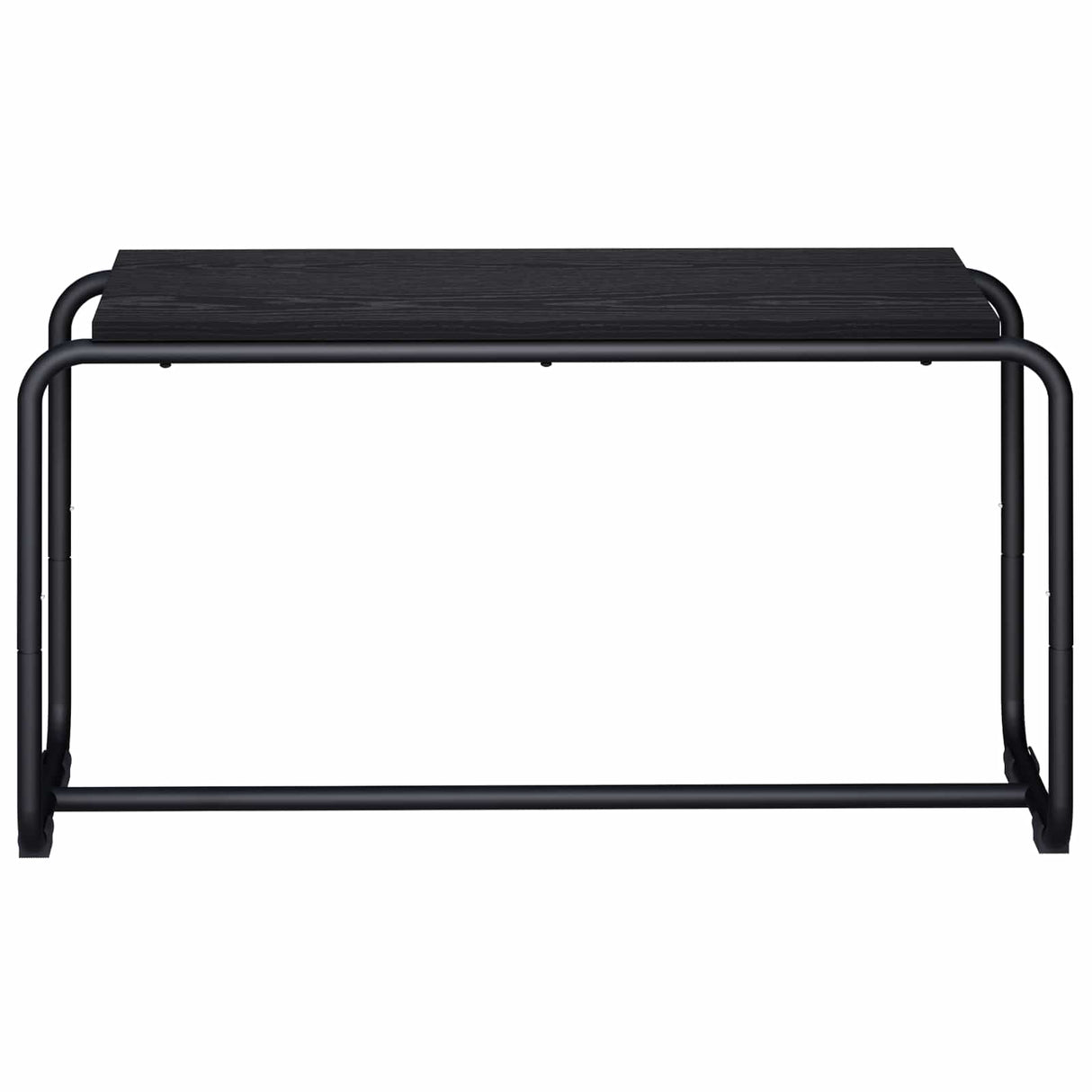 TV Stand 80 x 35.5 x 42 cm Black Oak Engineered Wood