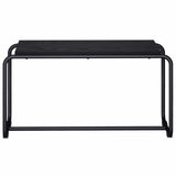 TV Stand 80 x 35.5 x 42 cm Black Oak Engineered Wood - Side View