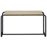 TV Stand 80 x 35.5 x 42 cm Sonoma Oak Engineered Wood - Side View