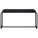 TV Stand 98 x 35.5 x 42 cm Black Oak Engineered Wood